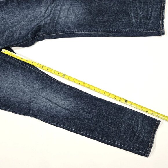 Levi’s 501 Men’s Original Fit Button Fly Jeans W27 L32 Dark Wash - Picture 9 of 10